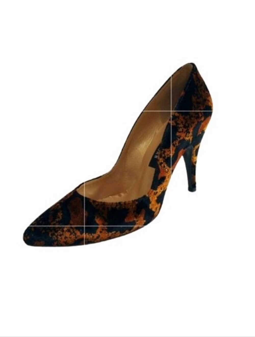 Stuart Weitzman Vintage Velvet 90's Heels Size 7.5 Fred Hayman Beverly Hills